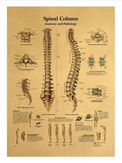 Canvas Core Home Decor Spine Poster