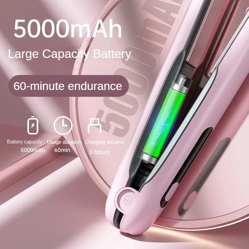 Wireless Hair Straightener Flat
