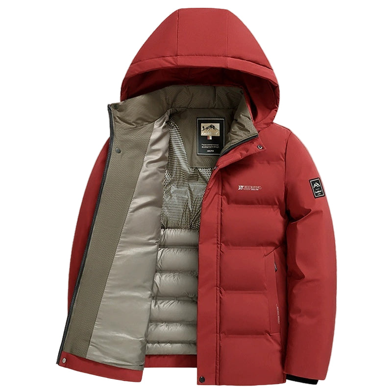 Warm And Fleece Thickened Down Jacket