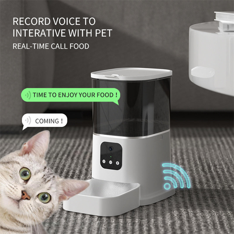 Smart Automatic Pet Feeder with WiFi & Voice Control