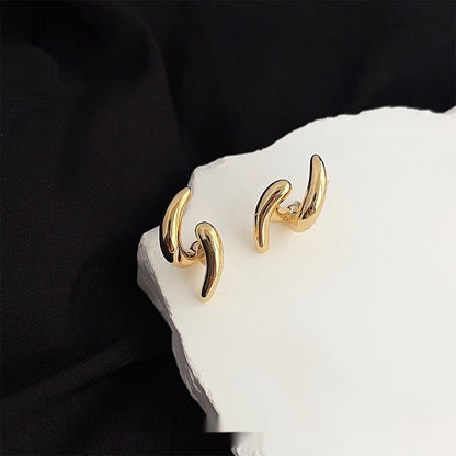 Personalized Ins Simple Commute Fashion Silver Stud Earrings