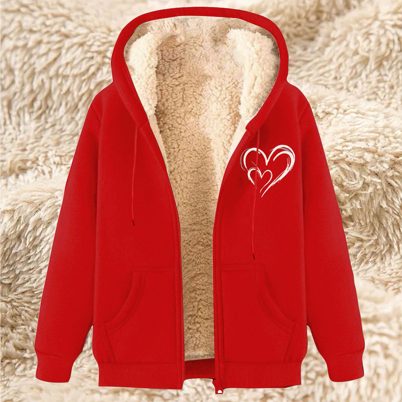 Sweater Men's Fleece-lined Thickened Men's Winter