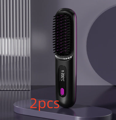 Straight Hair Comb Wireless Hair Straightener