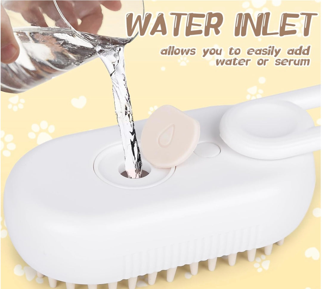 Pet Steamy Grooming Brush – For Cats & Dogs