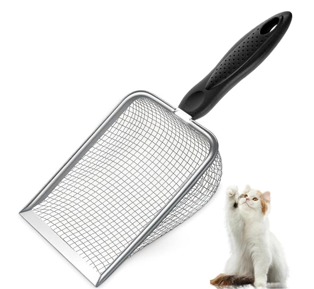 Durable Stainless Steel Litter Scooper