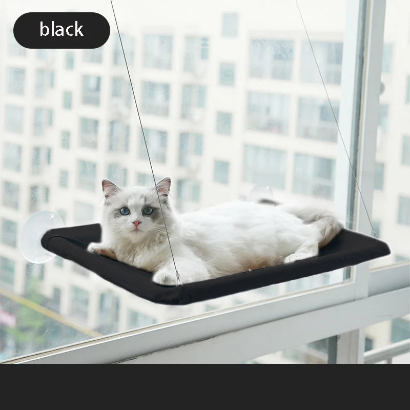Pet Cat Hammock Aerial Hanging Bed , Window Seat For Pets