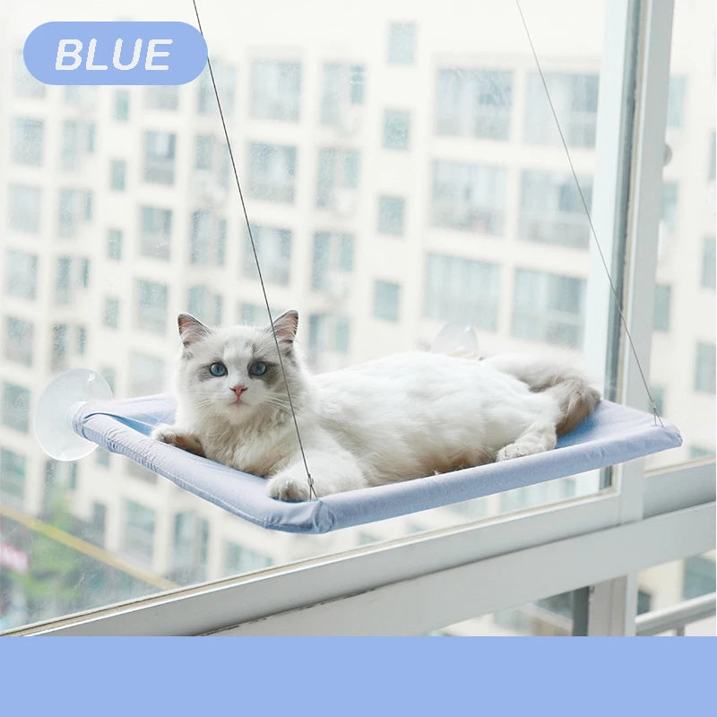 Pet Cat Hammock Aerial Hanging Bed , Window Seat For Pets