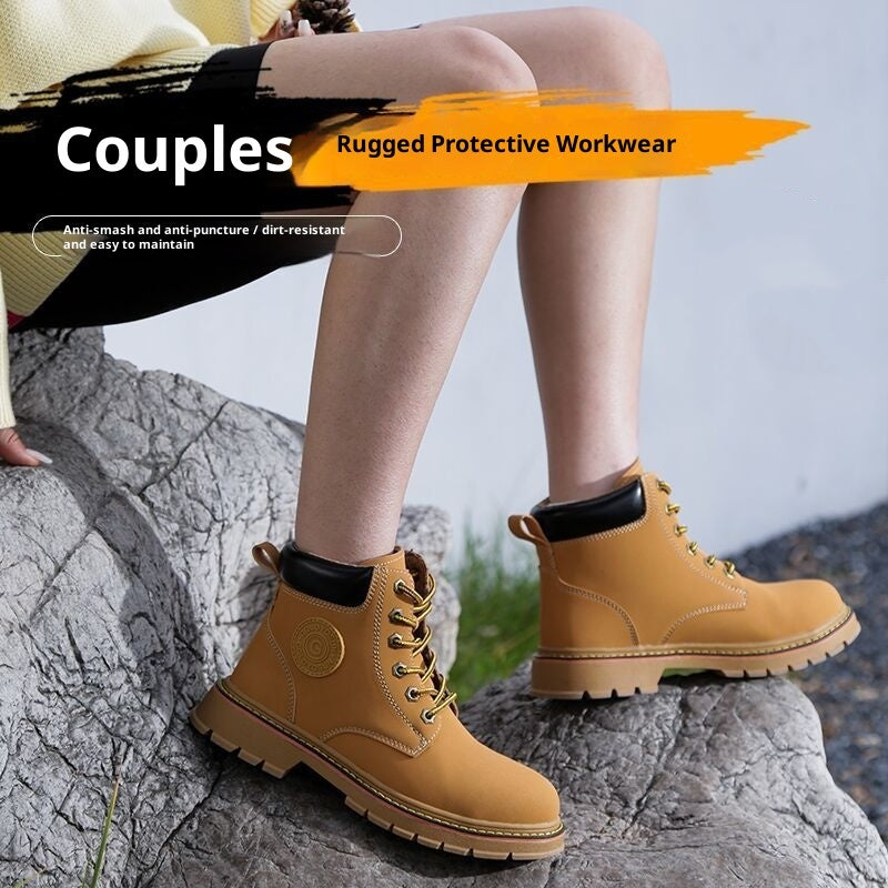 New Mid-top Steel Toe Cap Safety Protective Footwear