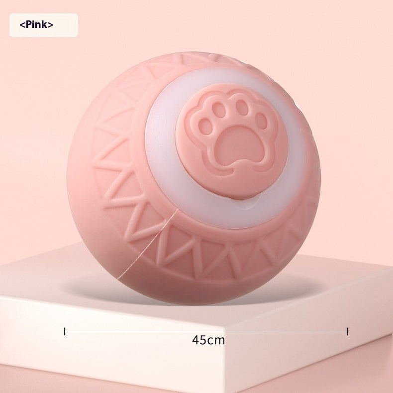 Automatic Moving Bouncing Rolling Ball for Cats and Dogs