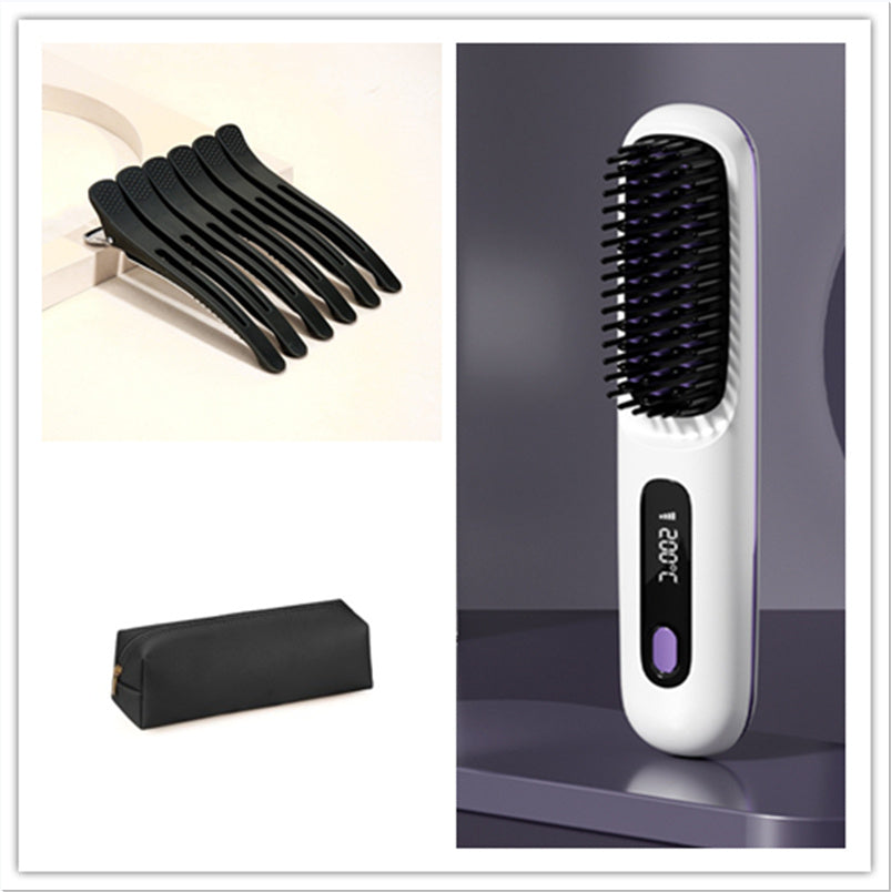 Straight Hair Comb Wireless Hair Straightener
