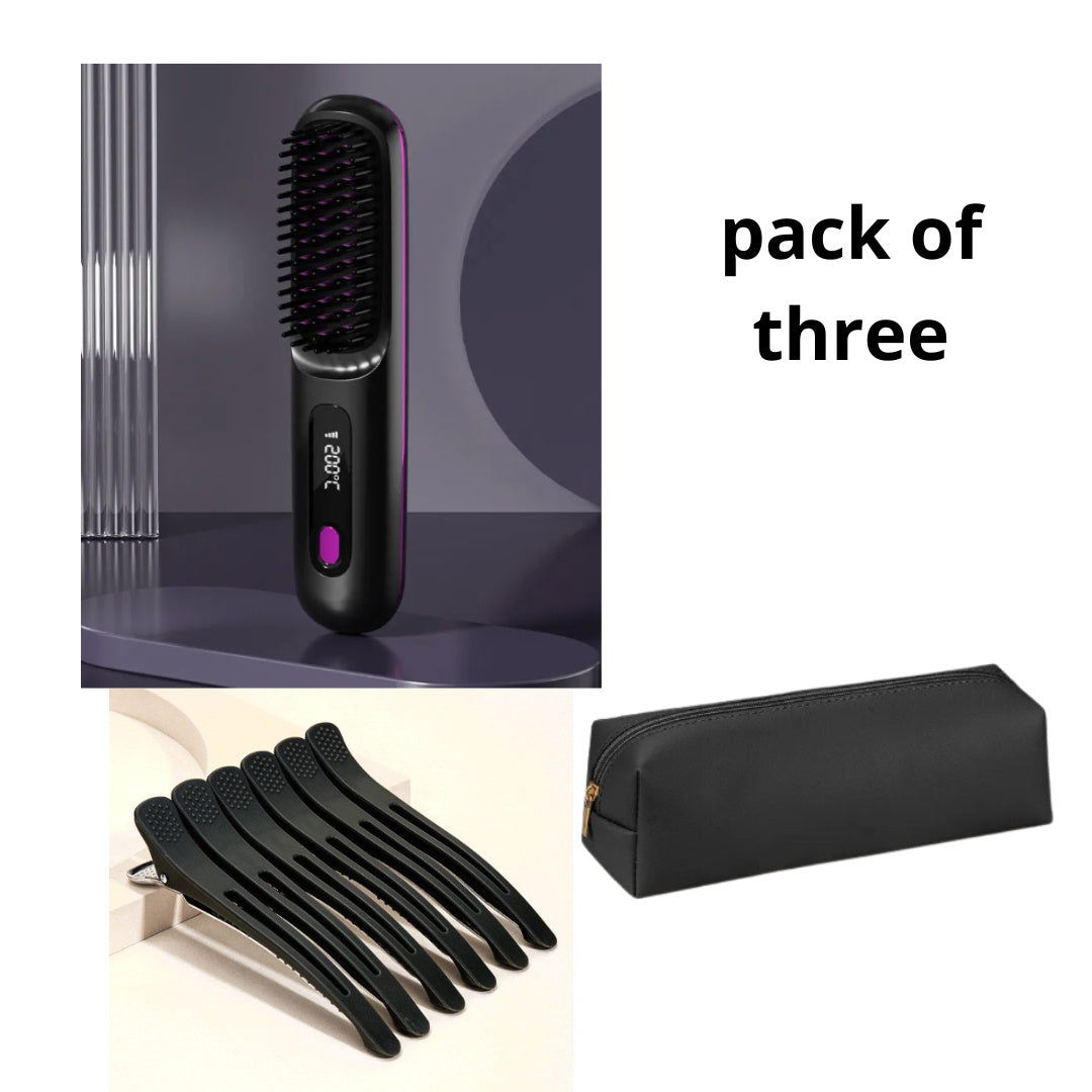 Straight Hair Comb Wireless Hair Straightener